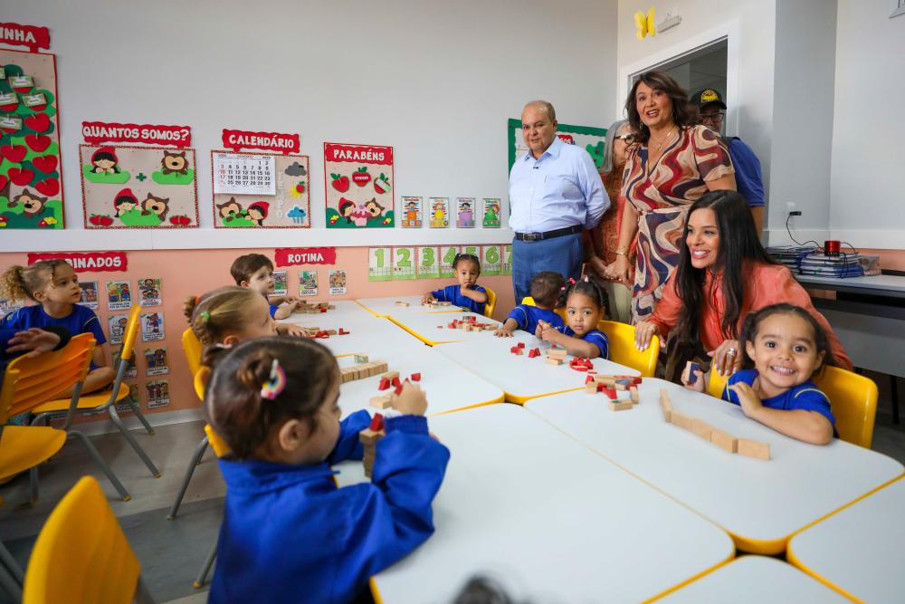 O Cepi Asa Branca foi formalmente inaugurado nesta quarta (6), em Taguatinga; a creche tem capacidade para atender 188 crianças | Foto: Renato Alves/Agência Brasília